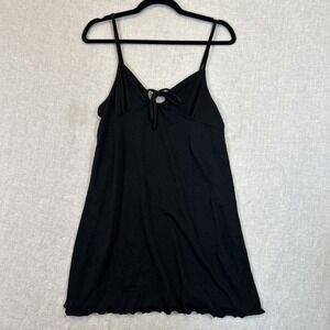 5B Style Women's Keyhole Mini Dress Black XL